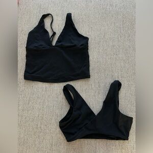 Setactive airluxe activewear bras black